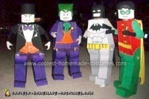 Los mejores disfraces caseros de Lego Batman, Robin, Joker y Penguin