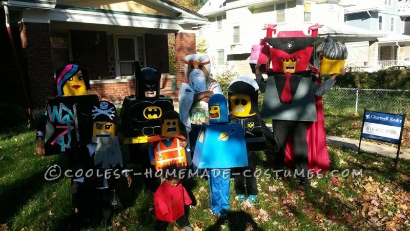 Disfraces familiares de la película Lego