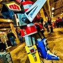 Increíble traje Mighty Megazord de 7 pies