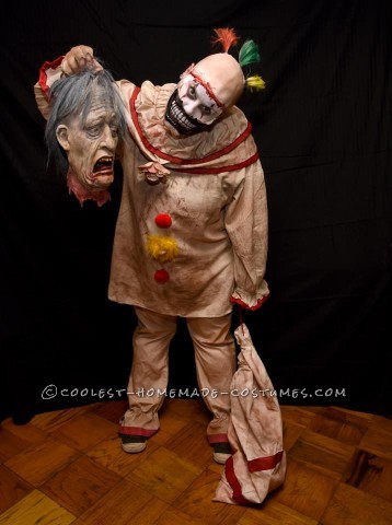 Super espeluznante traje Twisty hecho a mano de American Horror Story