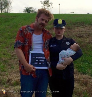 Traje de bricolaje para pareja Ed y Hy McDunnow de Raising Arizona