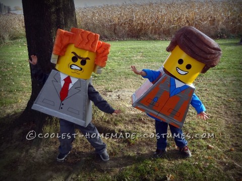 Tres hermanos hacen realidad el sueño de la película LEGO para Halloween