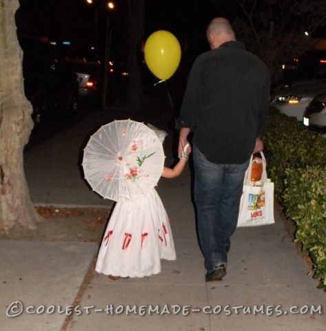 Mary Poppins casera para niña