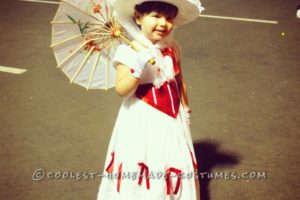 Mary Poppins casera para niña