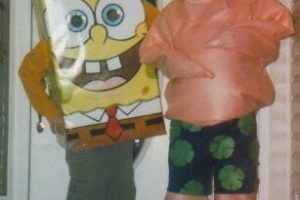 Disfraz de pareja de Bob Esponja y Patricio