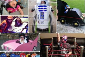 Disfraces de silla de ruedas inspiradores de bricolaje que le darán todos los sentidos
