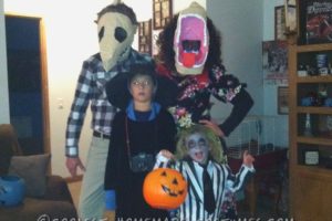 Disfraz de la familia Beetlejuice