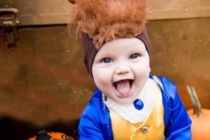 Adorable disfraz de bestia de Halloween para niño