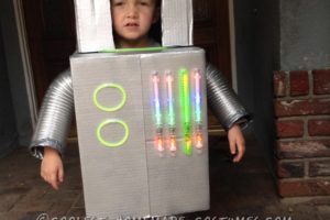 Disfraz de robot Vincent bebé para Halloween