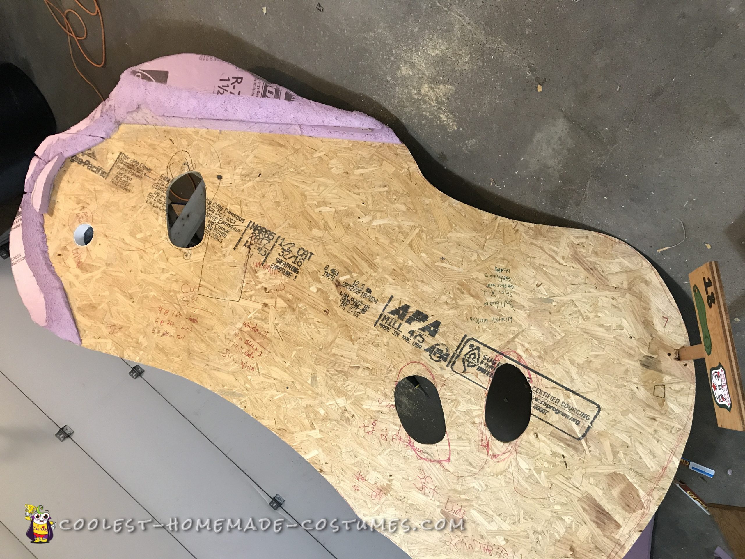 Genial disfraz de bricolaje