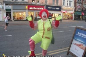 disfraz de ronald mcdonald