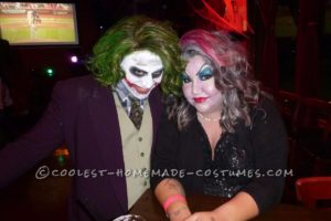 Genial disfraz de Joker hecho en casa para Halloween