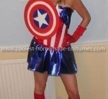 El mejor disfraz de Capitán América para mujer