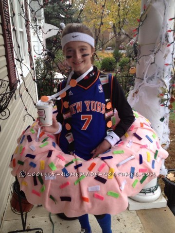 El disfraz de Dunkin Donut más cool para niña