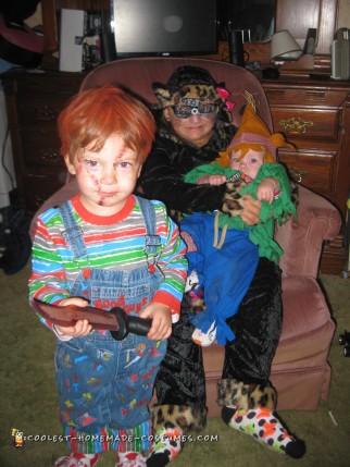 Impresionante disfraz de Chucky para niño de 2 años
