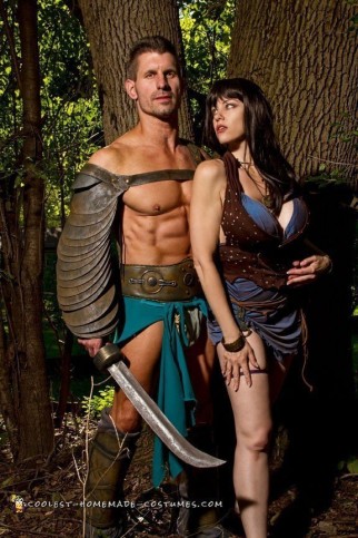 Traje para pareja Spartacus y Sura