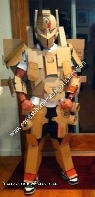 Idea de disfraz de Halloween para adultos Optimus Prime DIY