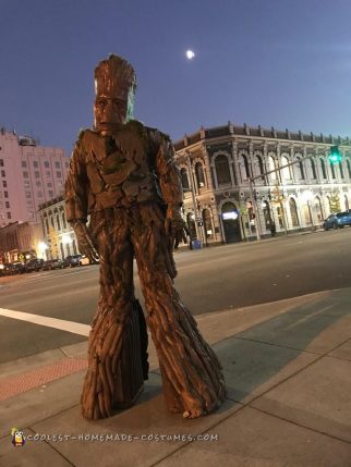 Traje de Groot casero