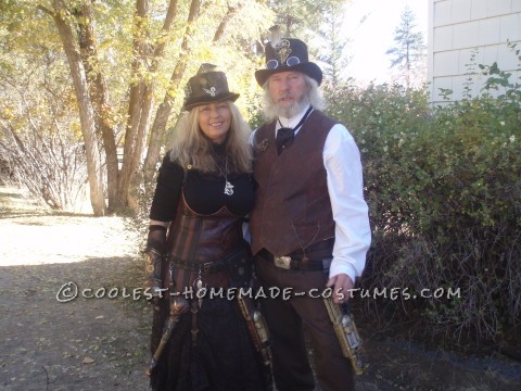 Disfraz familiar Steampunk de Halloween