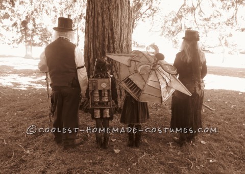 Disfraz familiar Steampunk de Halloween