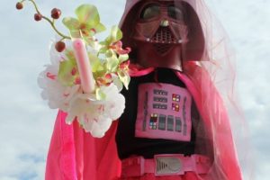 El disfraz rosa más lindo de Darth Vader