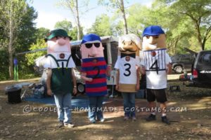 El traje de grupo más genial de Milwaukee Brewer Racing Sausages