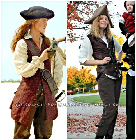 Geniales disfraces de Piratas del Caribe para toda la familia