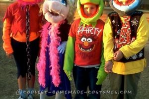 Mis Muppets en un traje de grupo hecho en casa