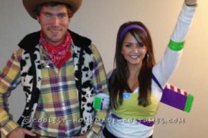 Disfraz de Halloween ligero de Buzz Lightyear y Woody