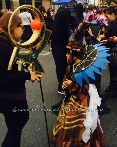 Disfraz de Rita Repulsa de villana de Power Rangers para niña