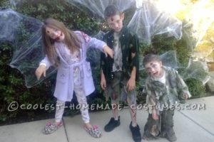 Disfraces de Halloween para niños de zombis