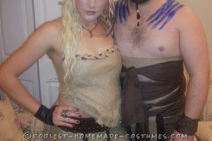 Traje para una pareja de «Juego de Tronos»: Khaleesi, Drogo y Kitty the Warrior