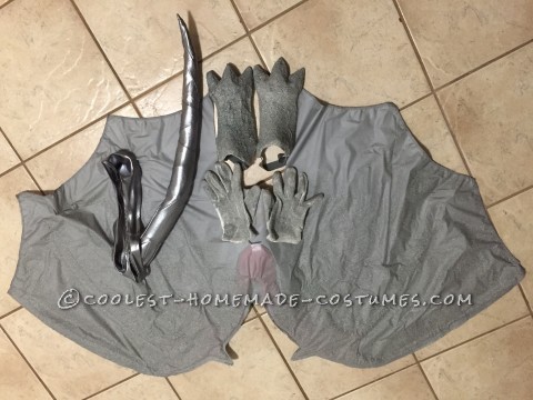 Gargirl sexy traje casero (gárgola)