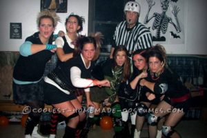 Traje de grupo «El roller derby más genial»