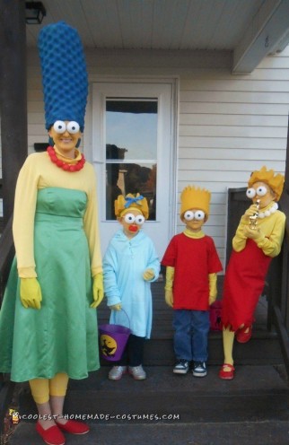 Los mejores disfraces de la familia Simpson