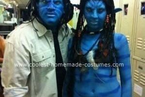 El disfraz de Avatar de pareja de Halloween hecho en casa más genial