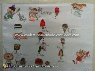 Traje transformador casero para camión de helados