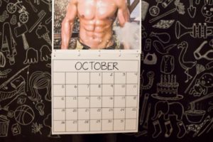 Disfraz de bombero Mr. October Calendar de última hora