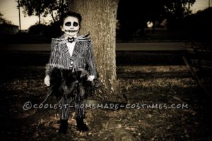 Disfraz de Jack Skellington casero para niños