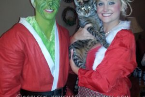 Geniales disfraces de Halloween para parejas: El Grinch y Cindy Lou Who