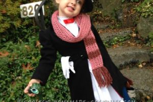 Minidisfraz de Mary Poppins para Halloween