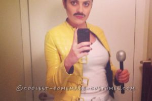 Disfraz de Freddie Mercury casero para mujer