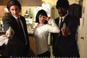 El mejor disfraz de Pulp Fiction Crew: Jules, Vincent y Mia