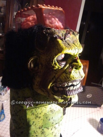 Disfraz de Halloween del monstruo de Frankenstein DIY