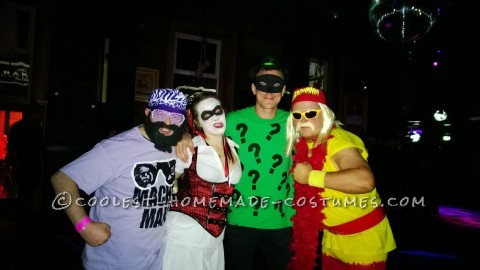 Disfraz de Halloween de Hulk Hogan de la vieja escuela