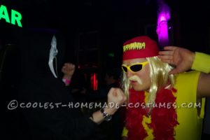 Disfraz de Halloween de Hulk Hogan de la vieja escuela