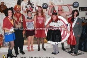 Traje de grupo «El monstruo de circo más genial»