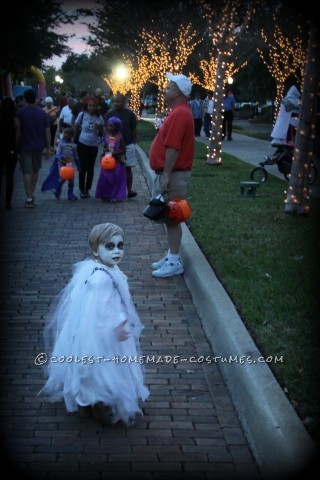 Disfraz de fantasma espeluznante de Halloween para niño