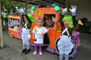 Disfraces de Willy Wonka y la Fábrica de Chocolate en silla de ruedas