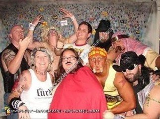 Disfraz de Halloween de Hulk Hogan hecho en casa